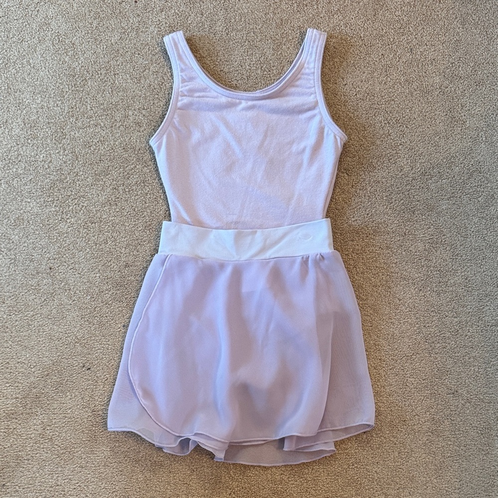 Capezio Sleeveless Leotard & Sheer Skirt
